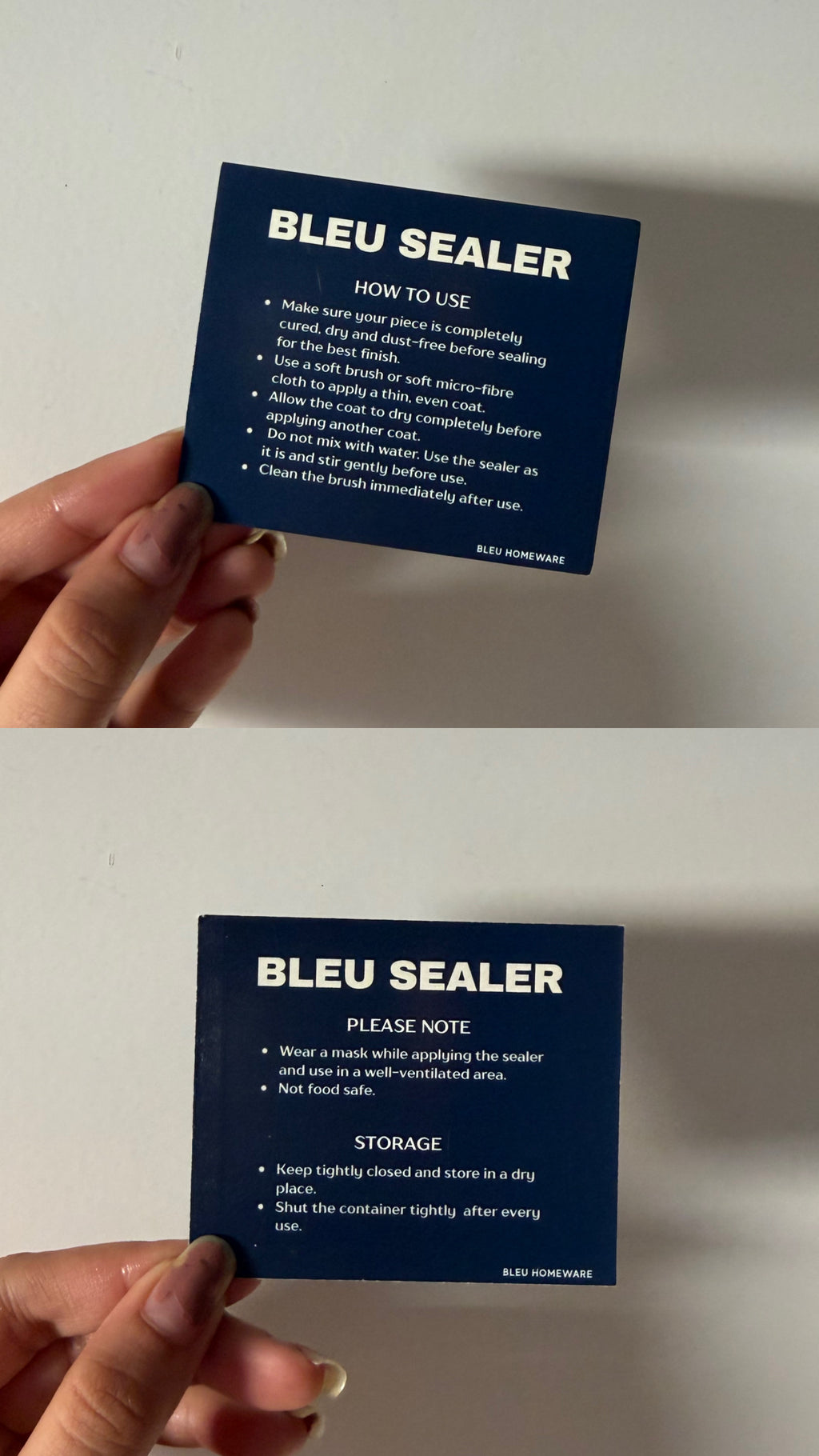 Bleu Sealer